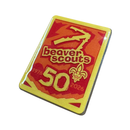 Beaver 50 Challenge Pin