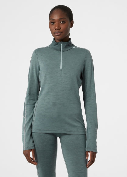 Women's Lifa Merino Lightweight Half Zip Baselayer - Trooper