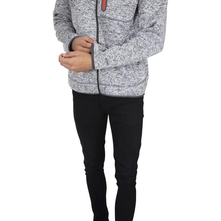 Men's Cossal Fleece Jacket - Grey Marl