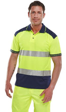 Unisex Hi-Vis Two-Tone Polo Shirt