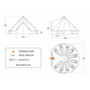 Blacks of Greenock Sunrise Bell Tent 5M