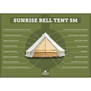 Blacks of Greenock Sunrise Bell Tent 5M