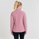 Women's Miska V Half Zip Fleece - Deep Garnet