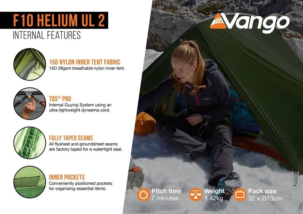 F10 Helium UL 2 Tent