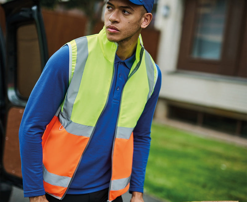 Unisex Hi-Vis Pro Full Zip Gilet