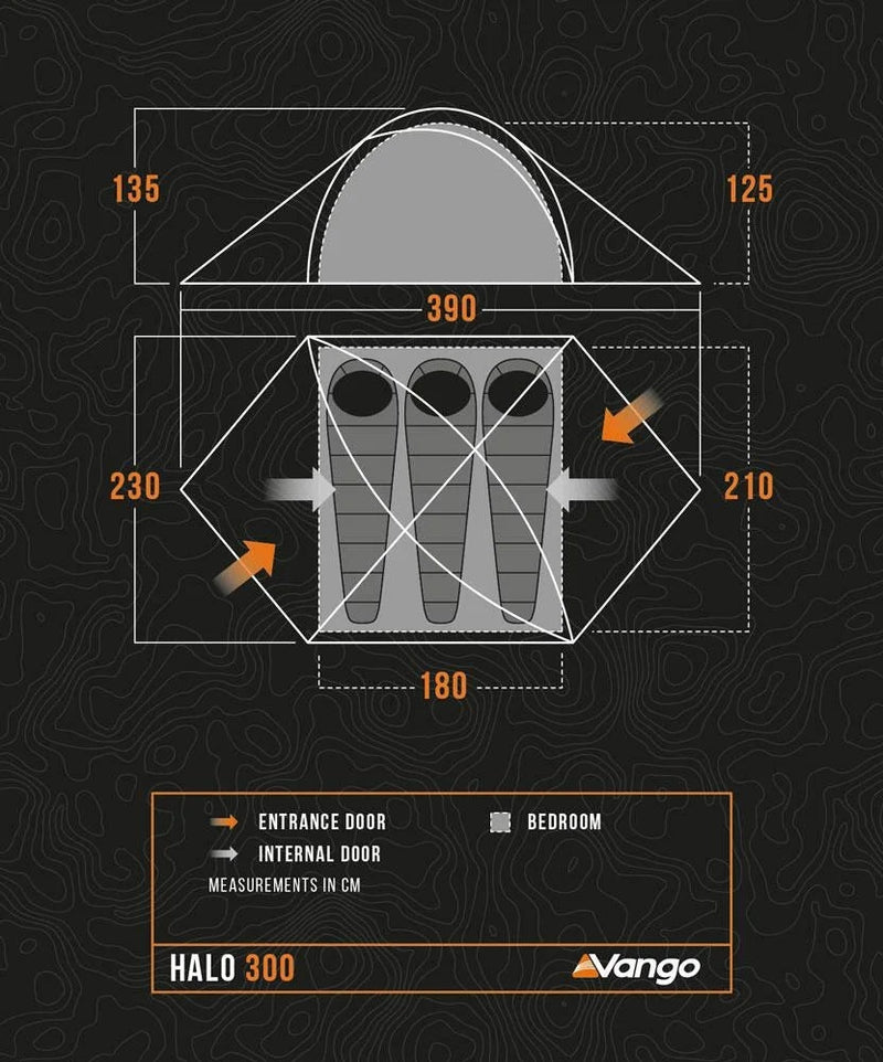 halo 300 tent Vango Halo 300 Tent | Fast Delivery