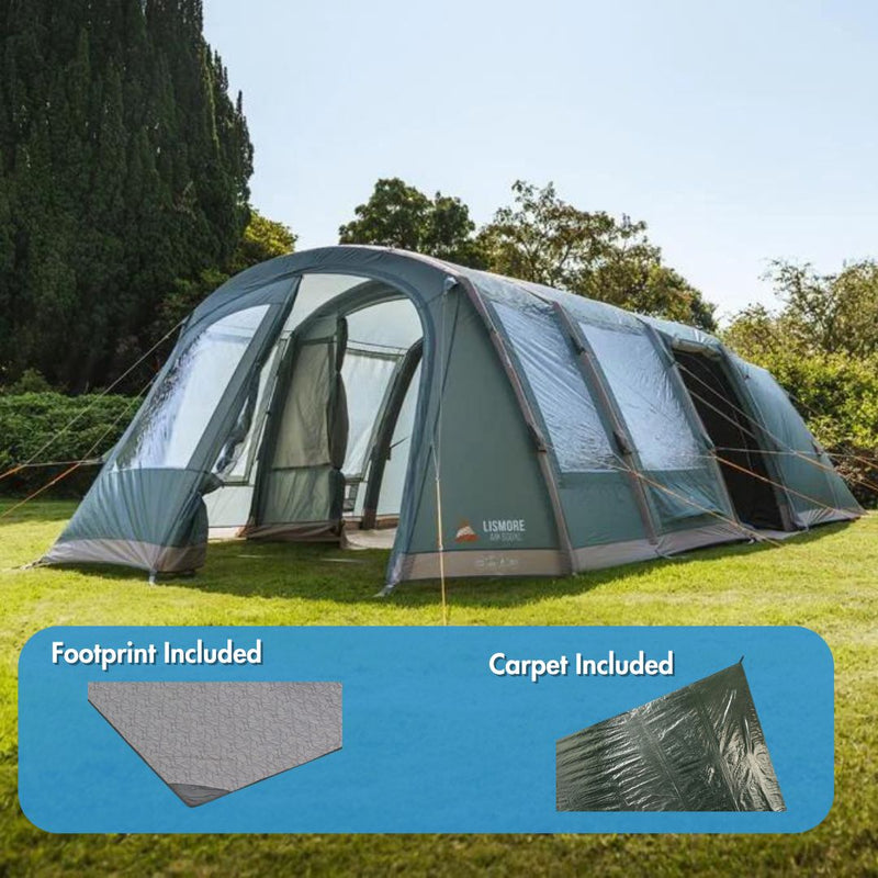 Vango Lismore 600XL Air Tent Package - INCLUDES FREE CARPET & FOOTPRINT