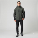 SI Emblem Branded Mens Hooded Softshell Jacket