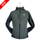 SI Emblem Mens Hooded Softshell Jacket