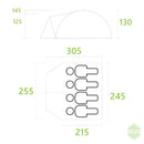 Achill 400 Camping Tent