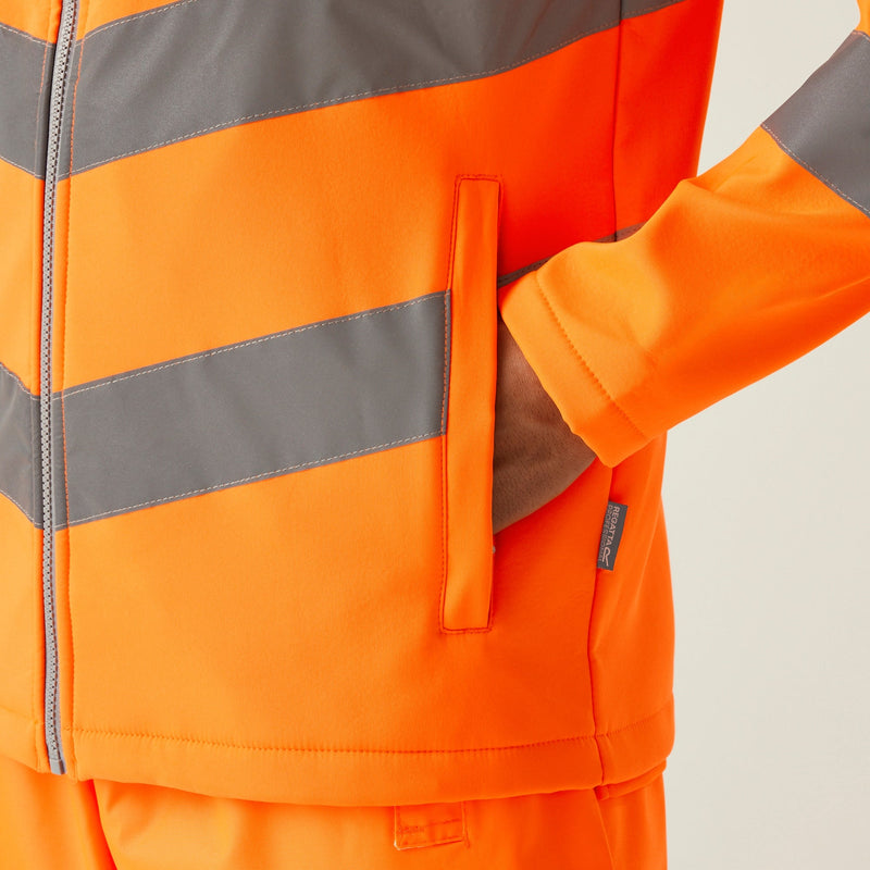 Unisex Hi-Vis Pro Ablaze Softshell