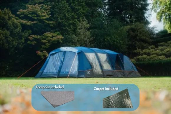 Vango Rome Air 650XL Tent Package - INCLUDES FREE CARPET & FOOTPRINT