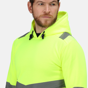 Unisex Hi-Vis Pro Two Tone Overhead Hoodie