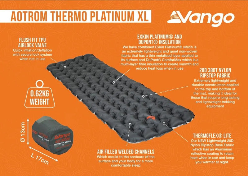 Aotrom Thermo Platinum XL Sleeping Mat