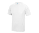 Custom cool tee in Arctic White