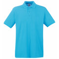 Custom polo in Azure Blue
