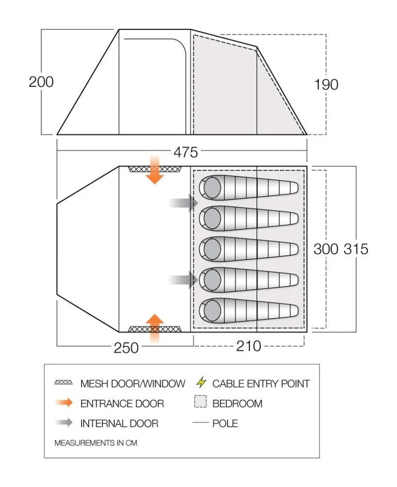 Beta 550 XL Tent Mineral Green