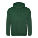 Custom hoodie in Bottle Green