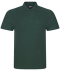 Custom polo in Bottle Green