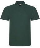 Custom polo in Bottle Green