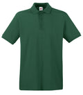 Custom polo in Bottle Green
