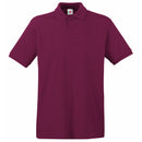 Custom polo in Burgundy