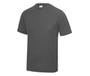 Custom cool tee in Charcoal Grey