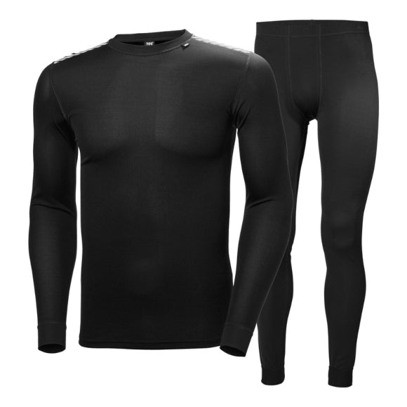 Men's Lifa Comfort Light Base Layer Set - Black