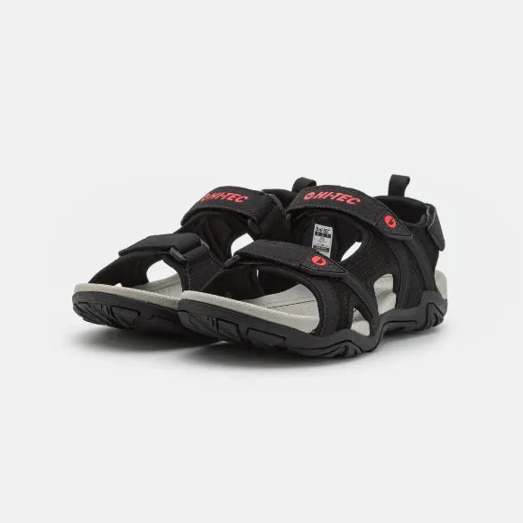 Men's Crater Sandals - Black / Red