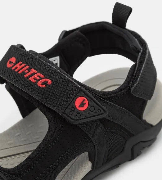 Men's Crater Sandals - Black / Red