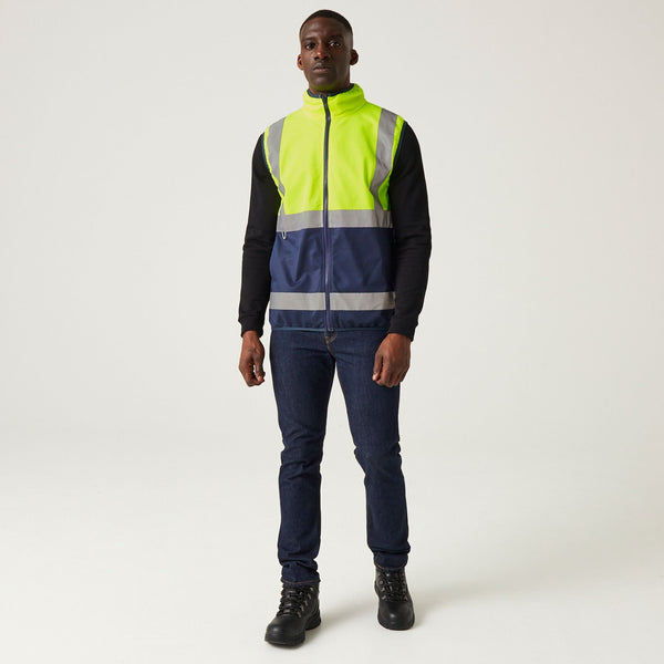 Unisex Hi-Vis Pro Full Zip Gilet