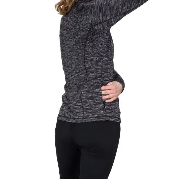 Women's Edith Long Sleeve Active Top - Grey Marl