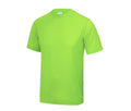 Custom cool tee in Electric Green