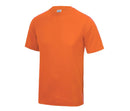 Custom cool tee in Electric Orange