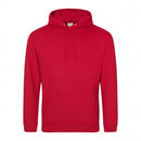 Custom hoodie in Fire Red