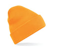 Custom beanie in Fluorescent Orange