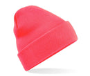 Custom beanie in Fluorescent Pink