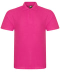 Custom polo in Fuchsia Pink