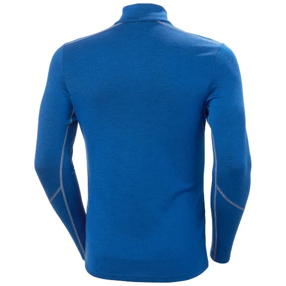 Men's Lifa Merino Midweight Half Zip Baselayer - Deep Blue