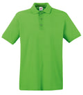 Custom polo in Lime Green