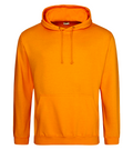 Custom hoodie in Orange Crush