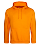 Custom hoodie in Orange Crush