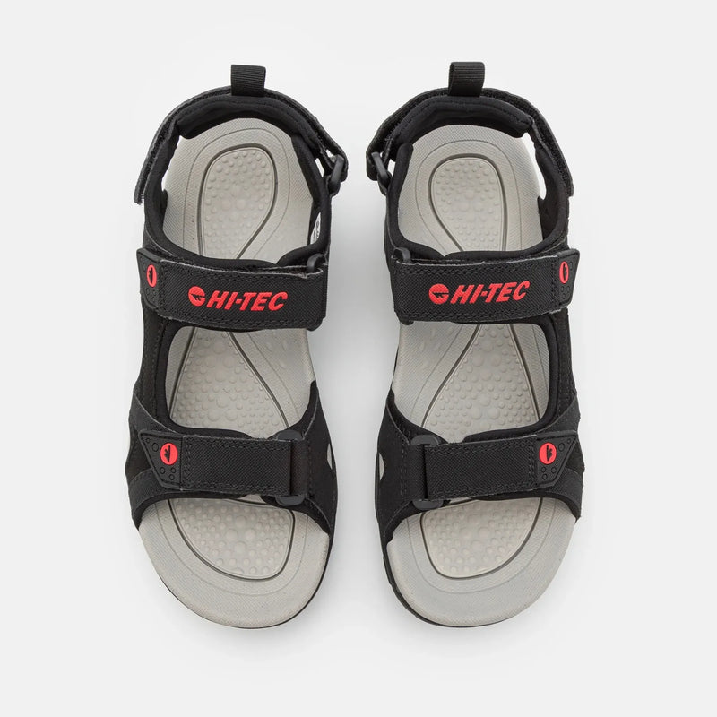 Men's Crater Sandals - Black / Red