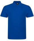 Custom polo in Royal Blue