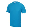 Custom cool tee in Sapphire Blue