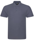 Custom polo in Solid Grey