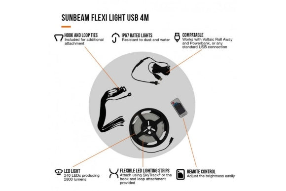 Sunbeam Flexi Light 4M USB