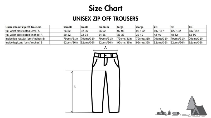 SI Unisex Zip Off Trousers