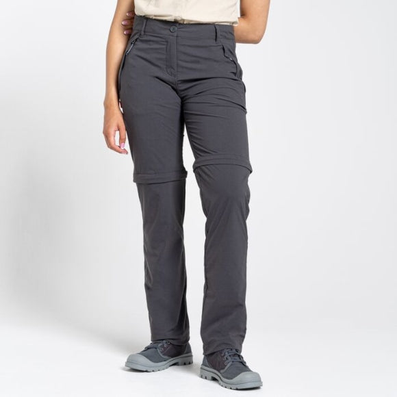 Women's Nosilife Pro Convert Trousers - Charcoal