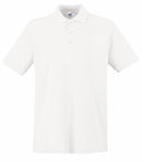 Custom polo in White